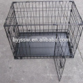 Cajón plegable para jaula de perro mascota galvanizado